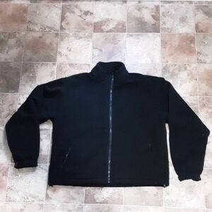 RADWEAR Black Full-Zip Jacket Size M. FLANNEL.